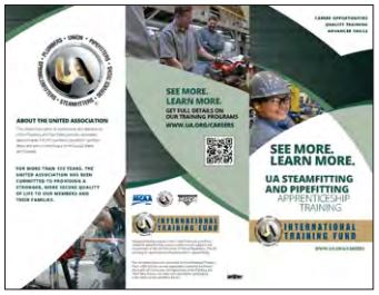 You See More Trifold Brochure—Steamfitting and Pipefitting